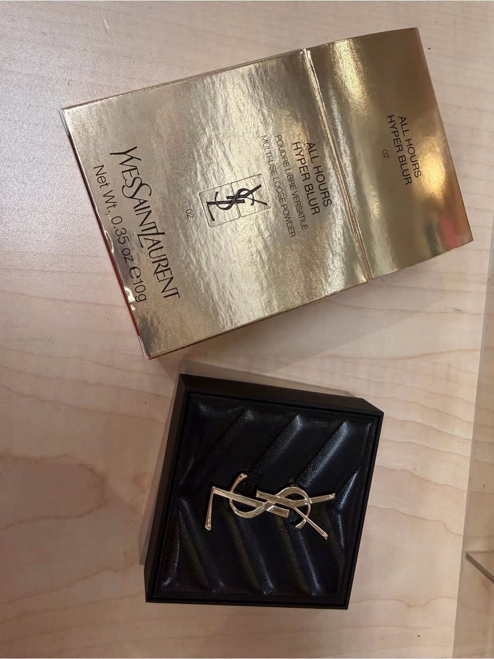 YSL All Hours Hyper Blur Multi-Use Loose Powder Shade 02 0.35oz New In Box